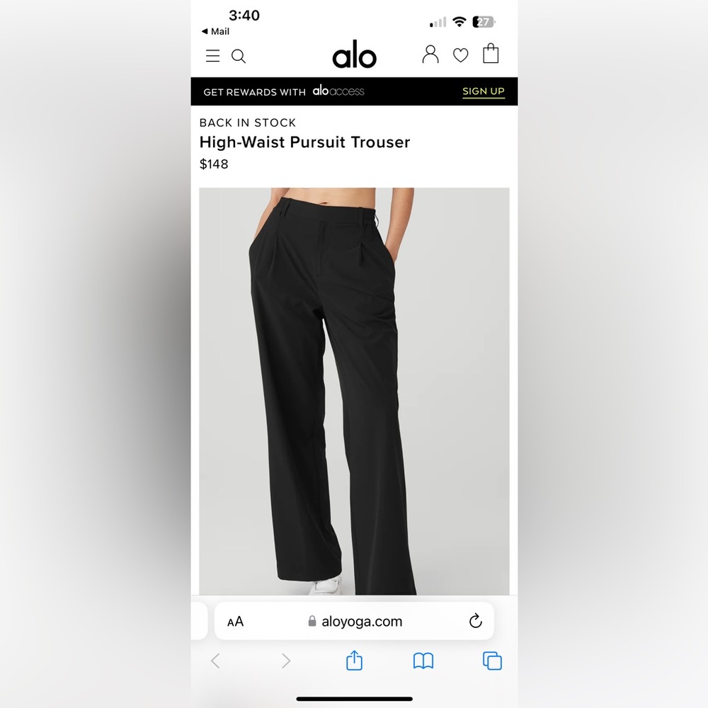 ALO High Waist pants.